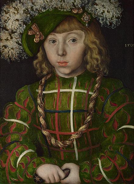 Lucas Cranach Portrait of Johann Friedrich the Magnanimous